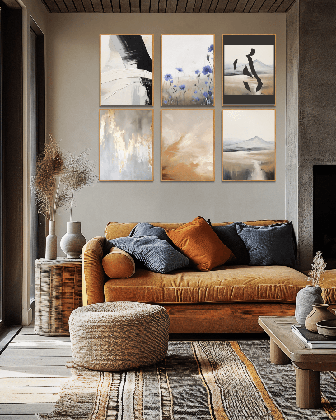 Minimalistische abstractie Posters WallArtistic