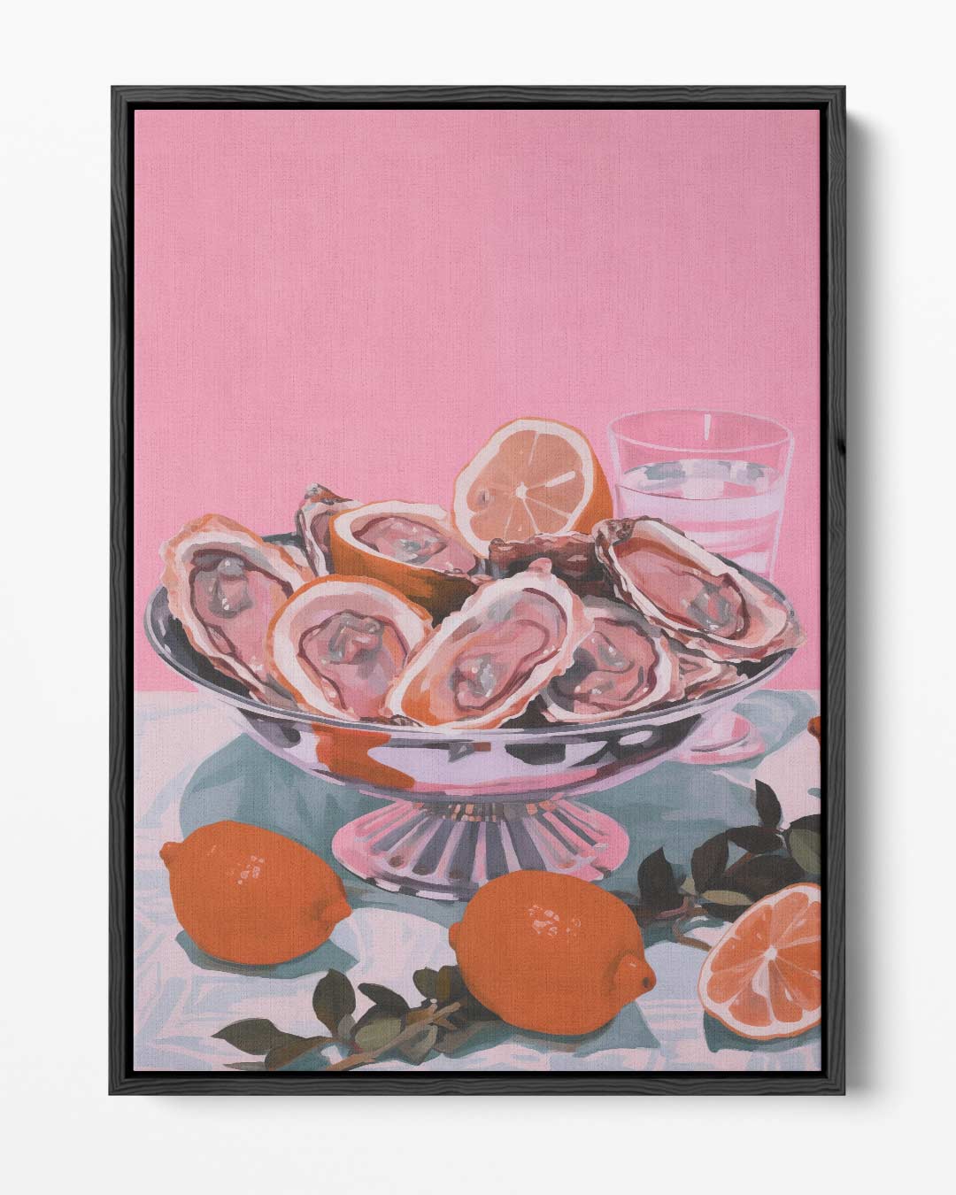 Kleurrijke Zeevruchtenverleiding – portret kunstwerk als wanddecoratie