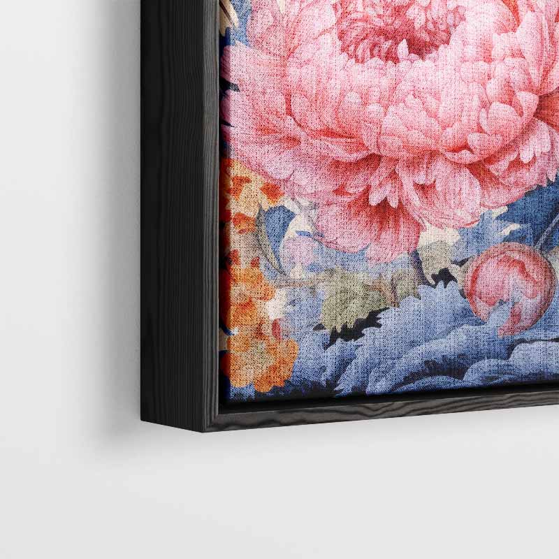 Bloemenexplosie in Volle Bloei – staand kunstwerk voor modern interieur