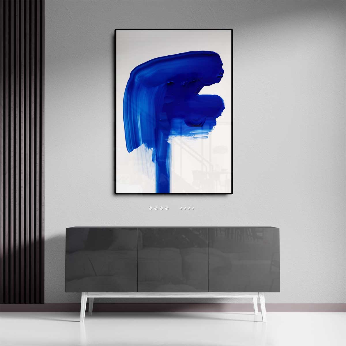 Blauwe Expeditie – dibond wanddecoratie in staand formaat