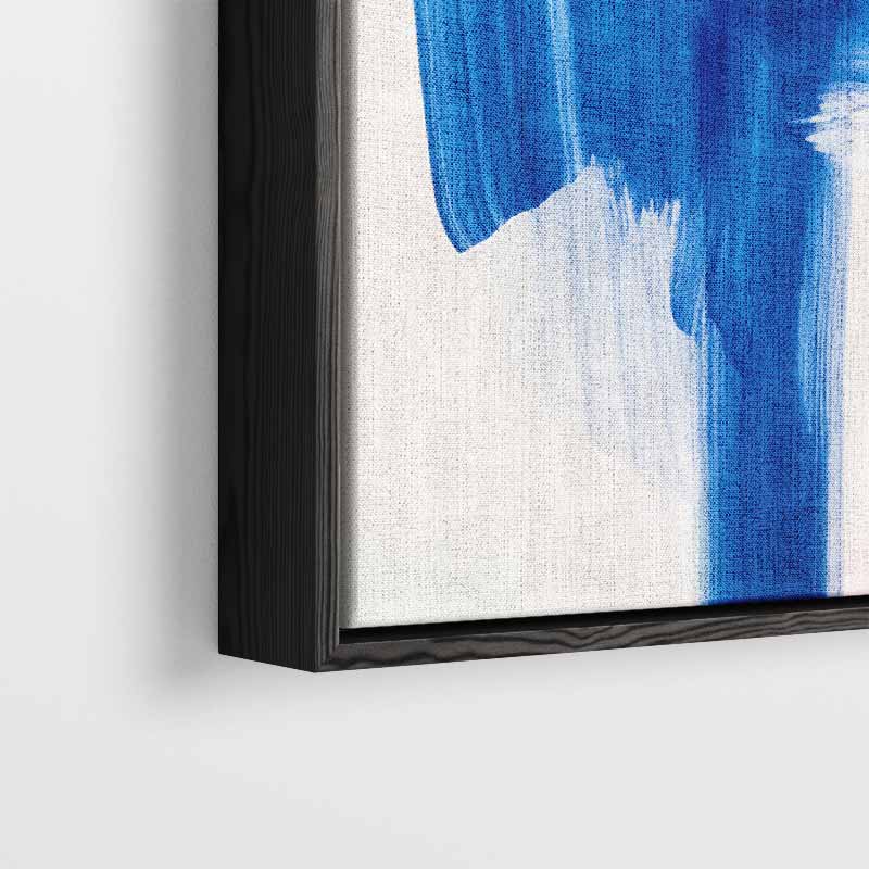 Blauwe Expeditie – staand kunstwerk voor modern interieur