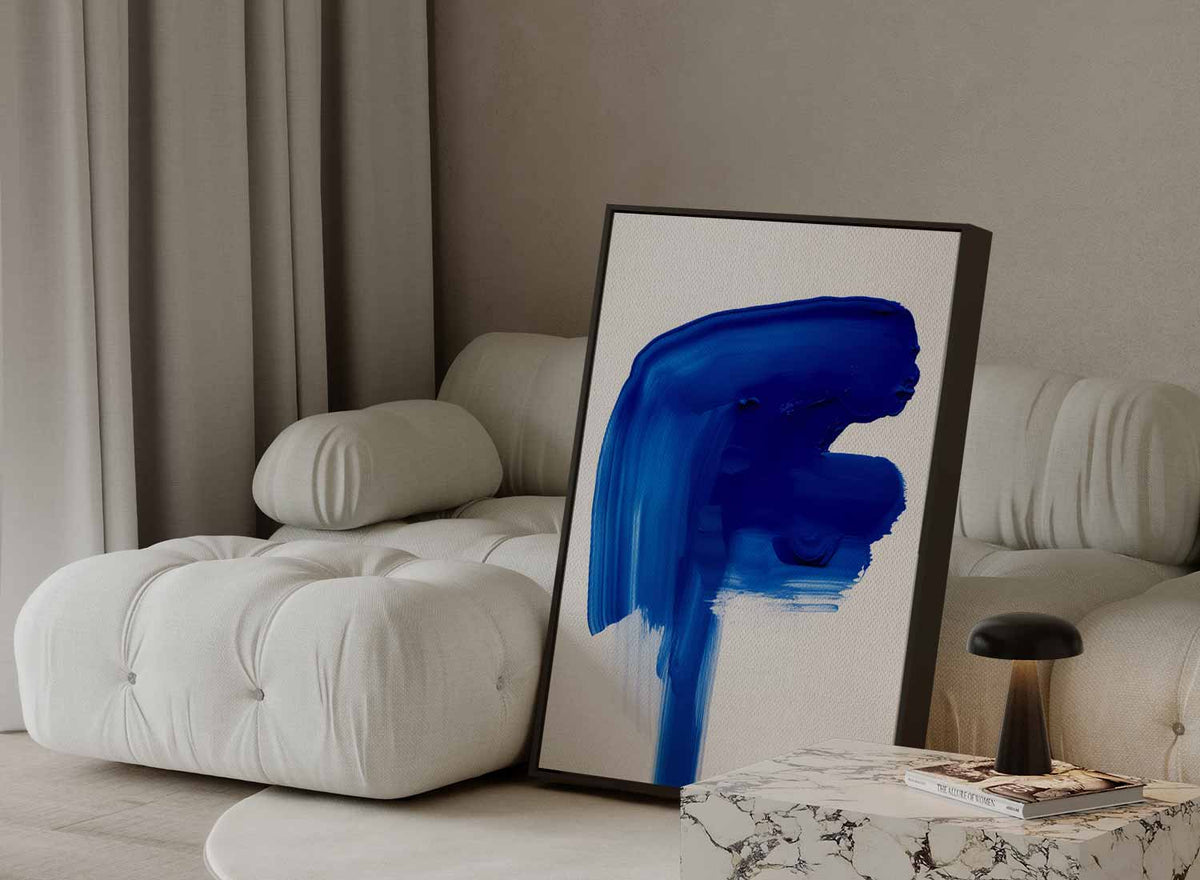 Blauwe Expeditie – portret wandkunst van WallArtistic