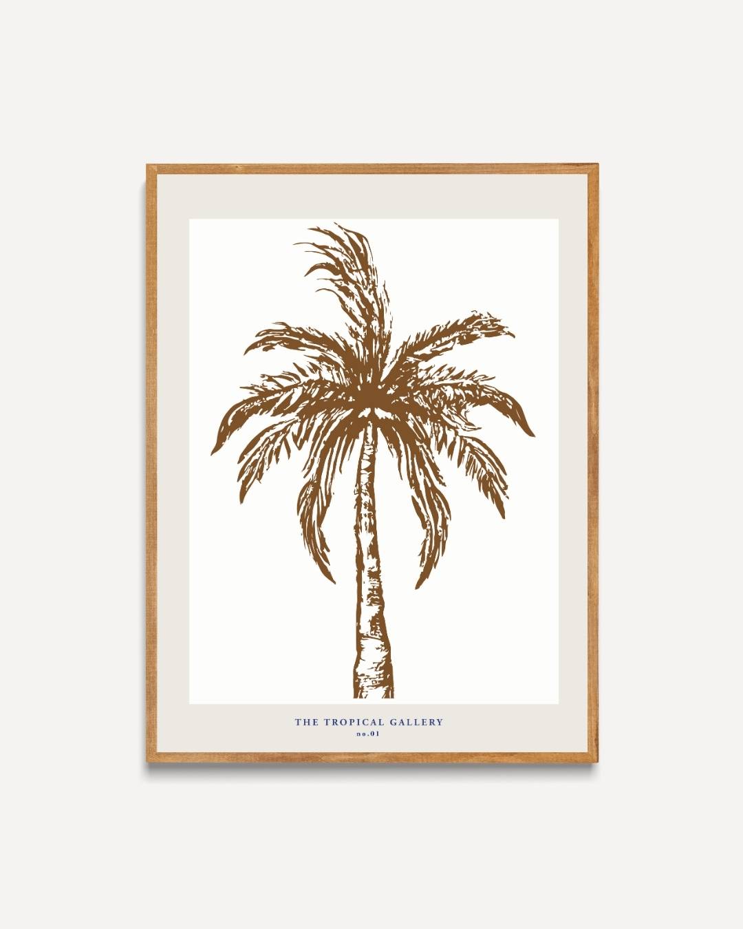 Botanische palmbomen Poster – portret poster als wanddecoratie