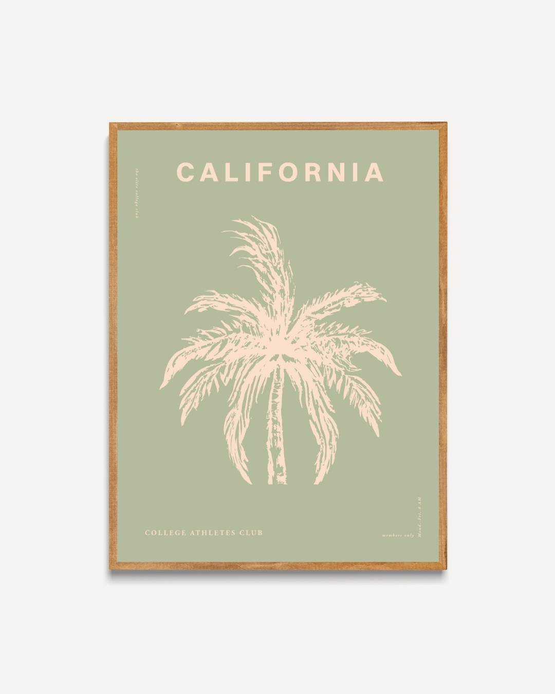 California palmboom Poster – portret poster als wanddecoratie