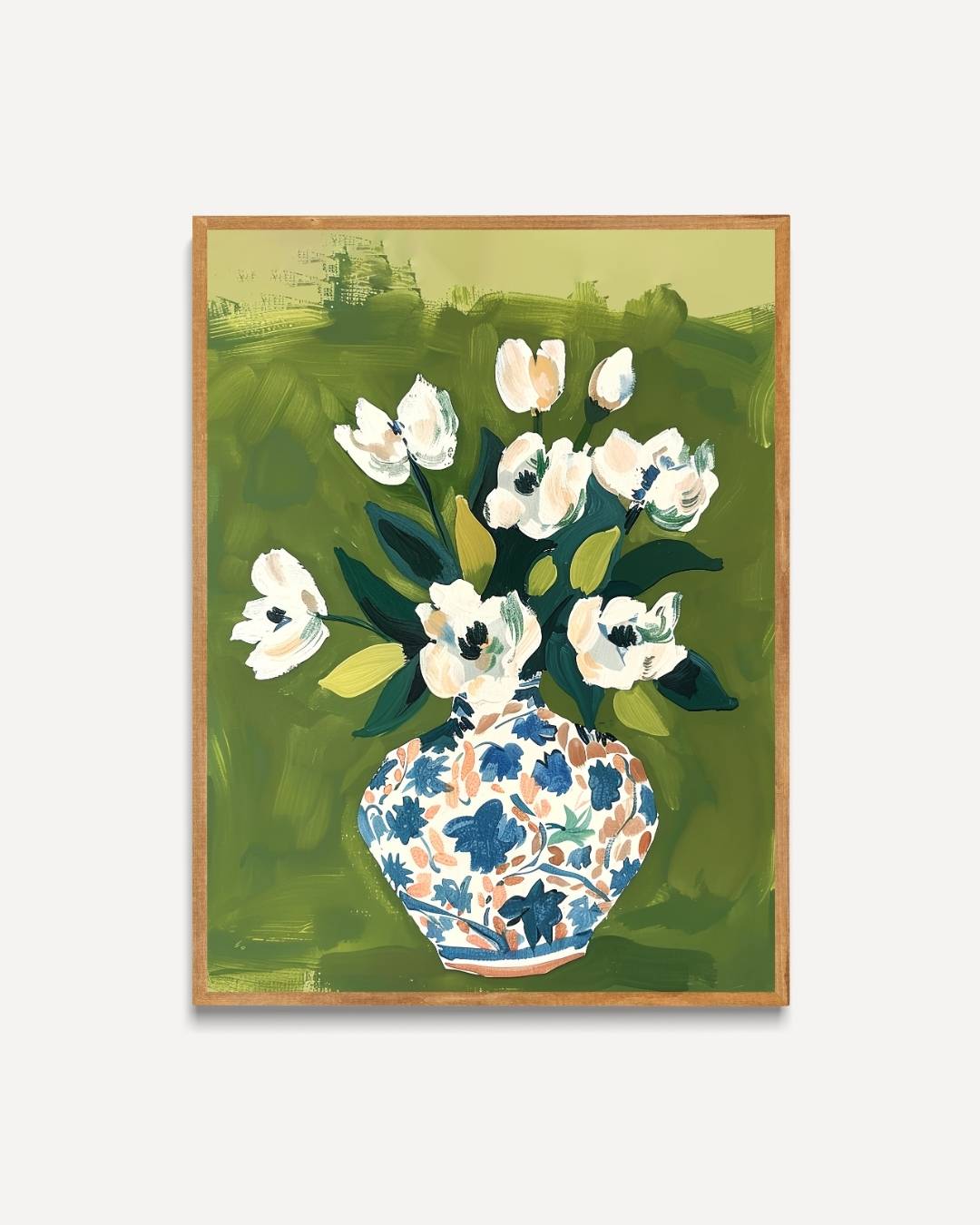 Bloemen in vaas Poster – portret poster als wanddecoratie
