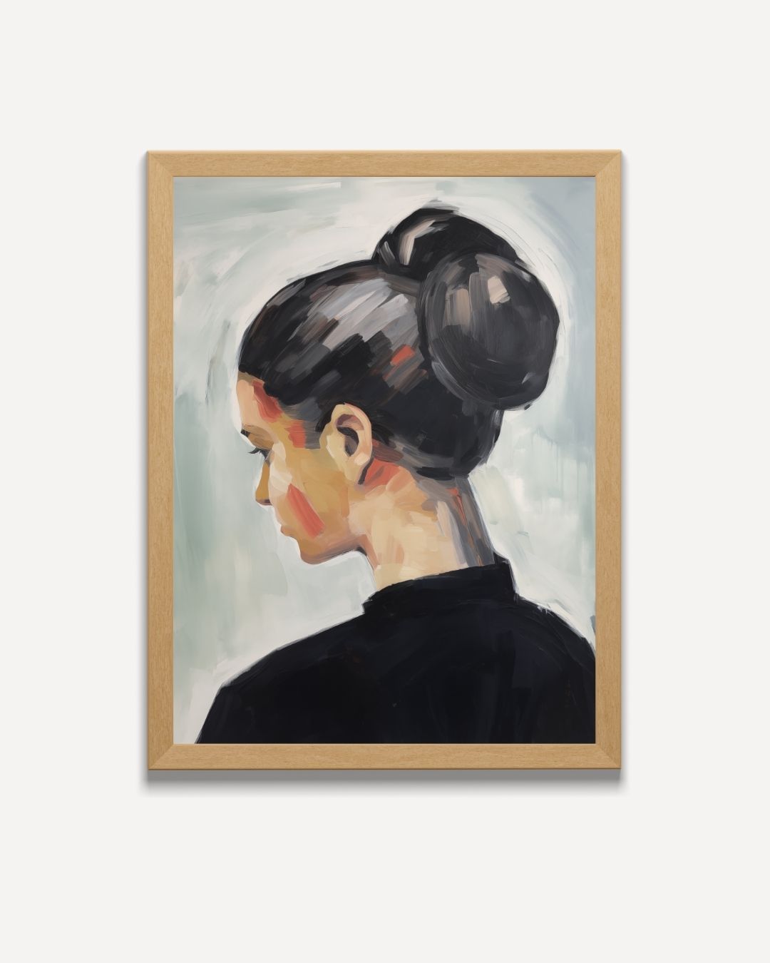 Portret van een vrouw Poster – portret poster als wanddecoratie