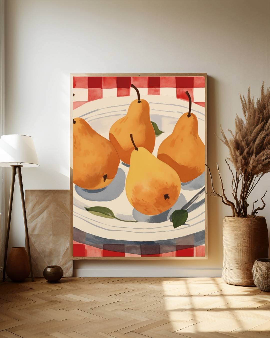 Peren op bord Poster – staande poster voor modern interieur