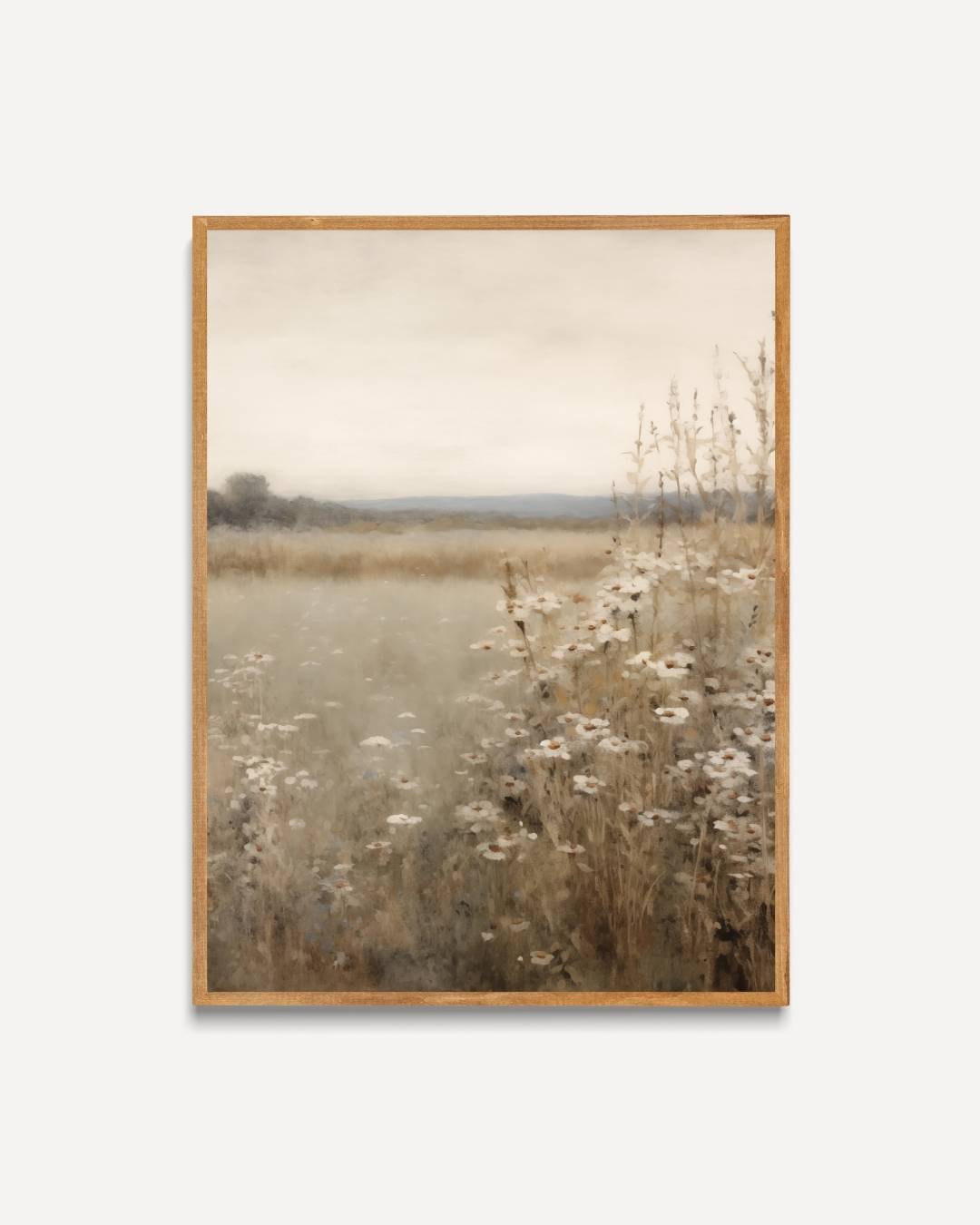 Wilde bloemen in het veld Poster – portret poster als wanddecoratie