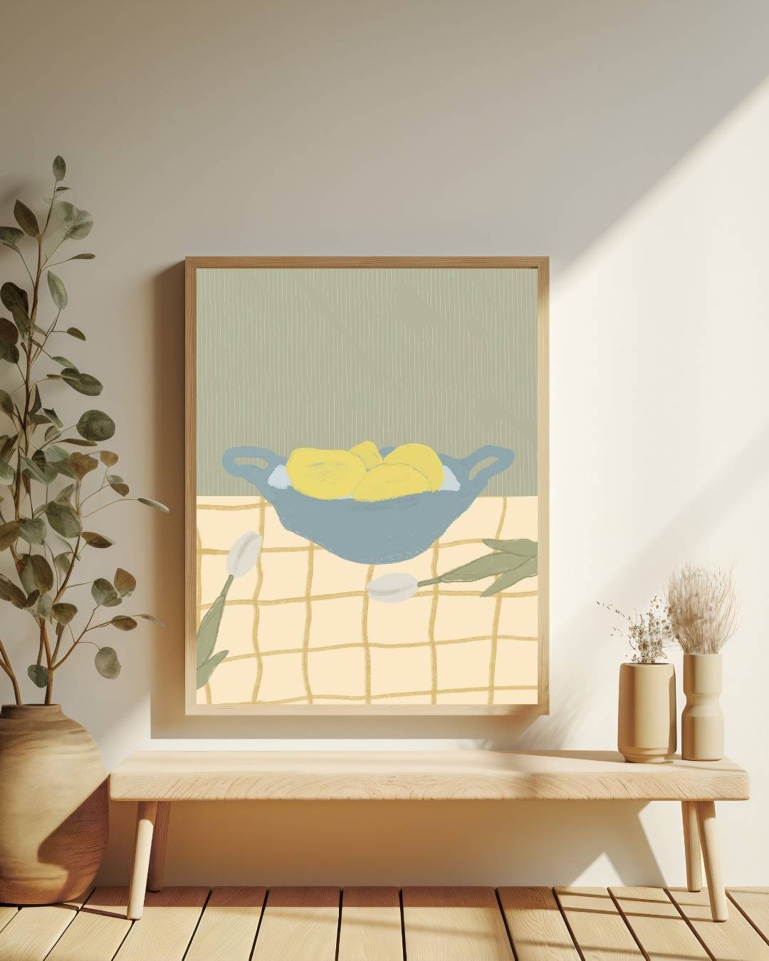Rustieke keuken Poster – staande poster voor modern interieur