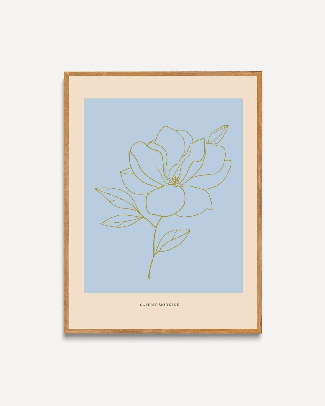 Magnolia bloem Poster – portret poster als wanddecoratie