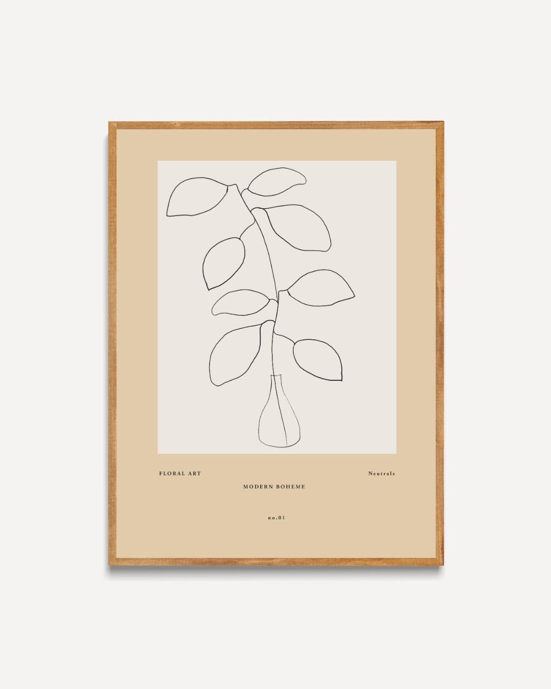Hangende tak Poster – portret poster als wanddecoratie