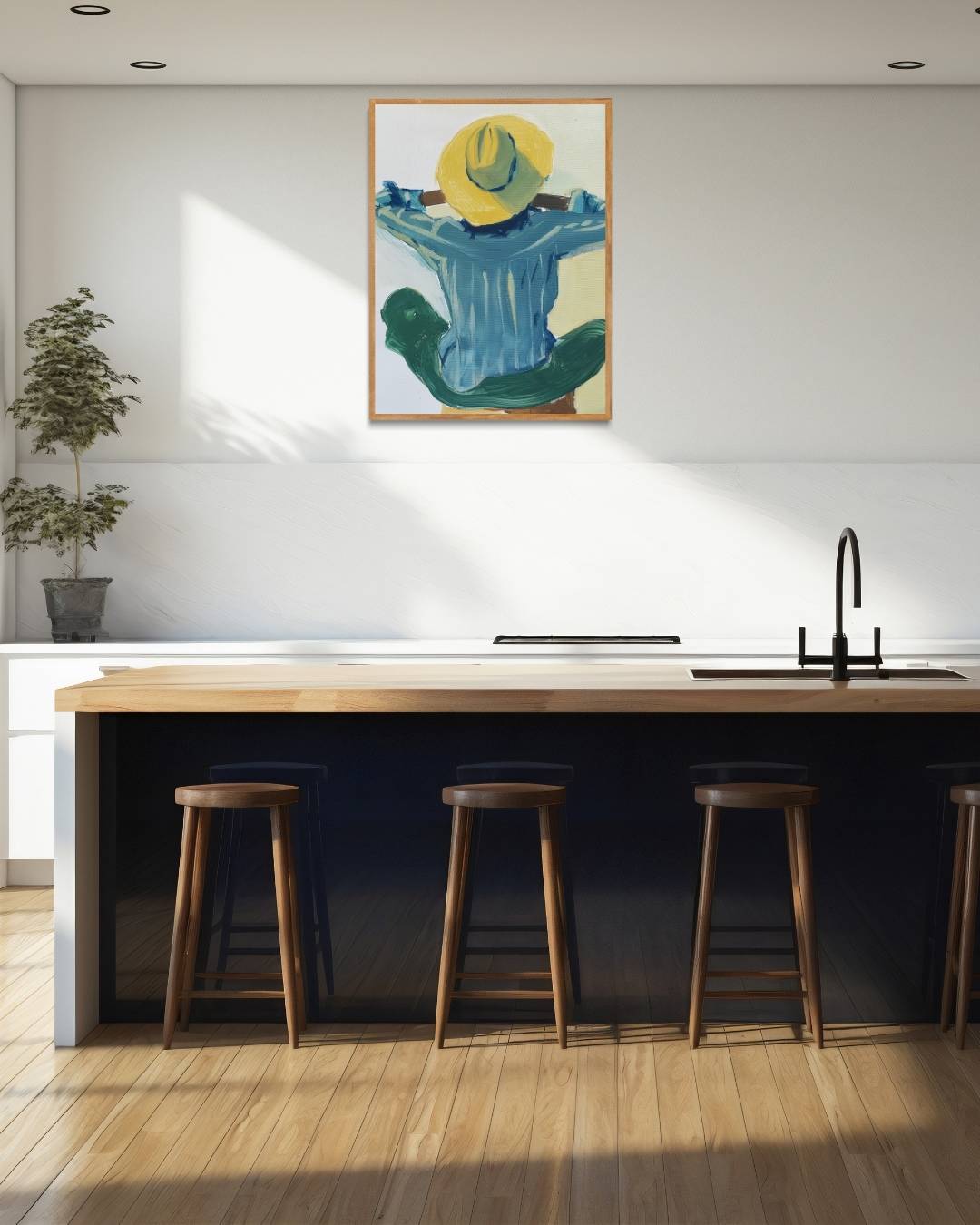 Landelijke rust Poster – staande poster voor modern interieur