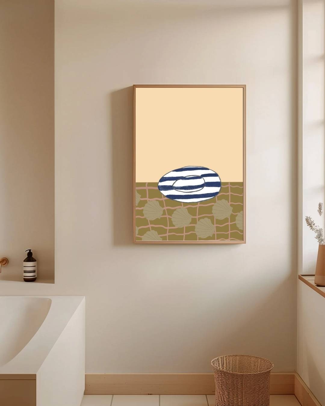 Minimalistische keukenkunst Poster – staande poster voor modern interieur