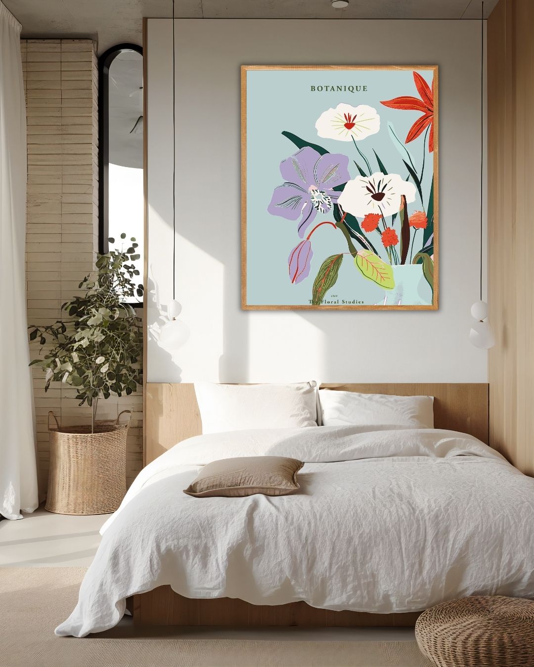 Botanique Poster – staande poster voor modern interieur
