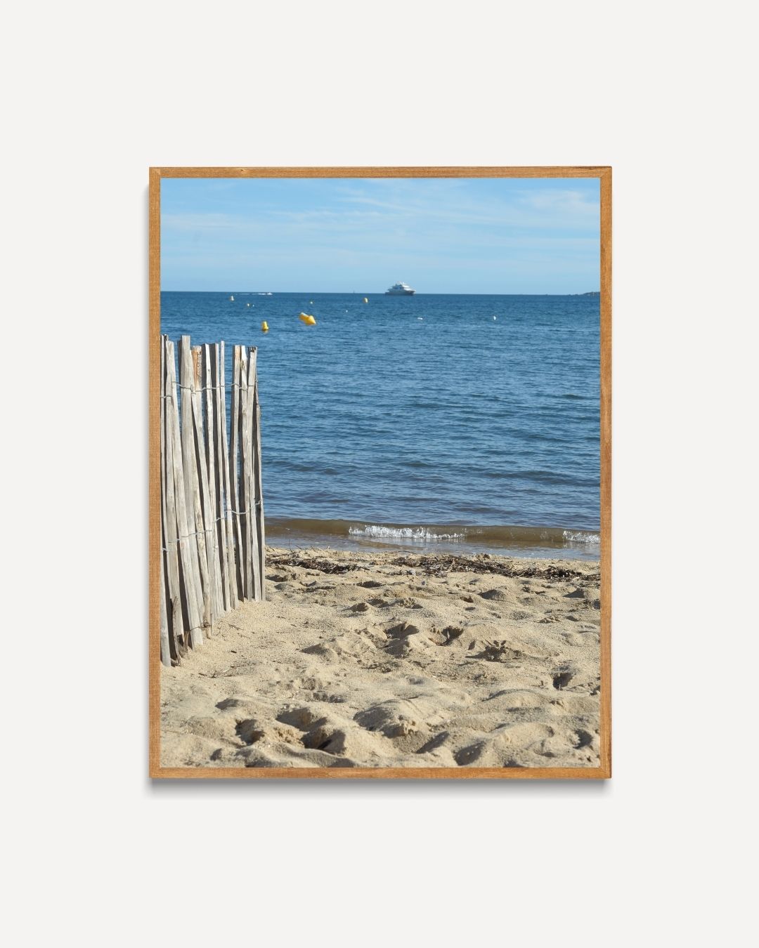 Strand en zee Poster – portret poster als wanddecoratie