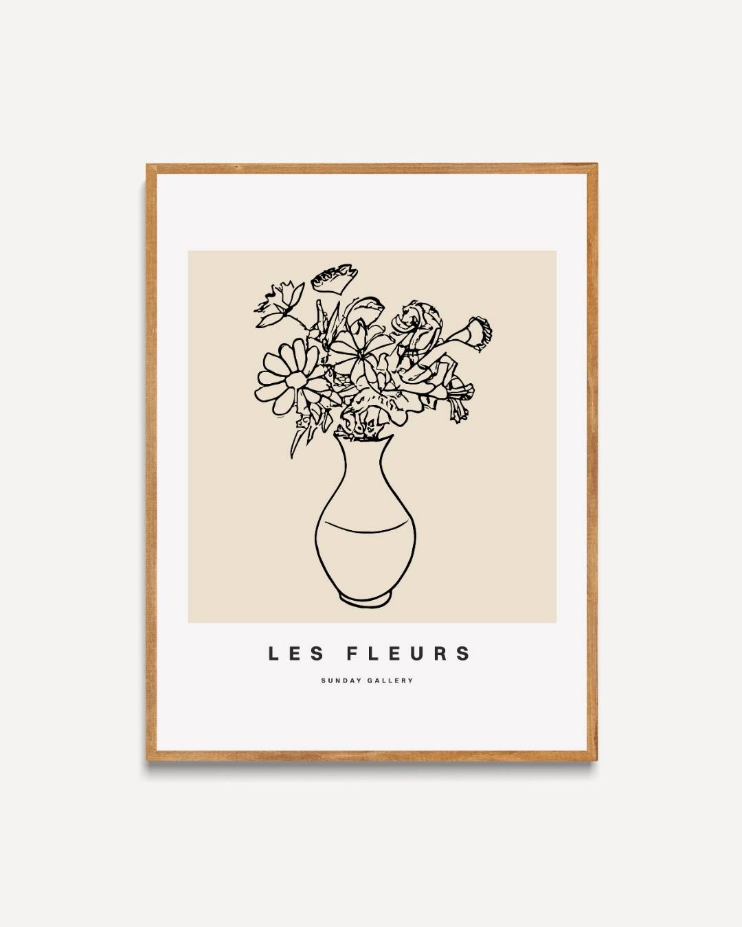Les fleurs Poster – portret poster als wanddecoratie