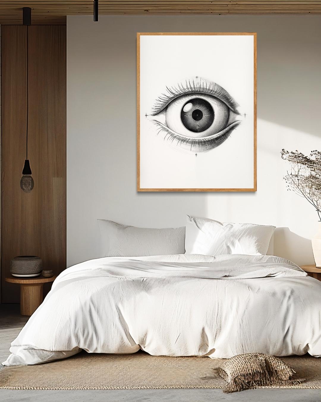 Oog voor Detail Poster – staande poster voor modern interieur