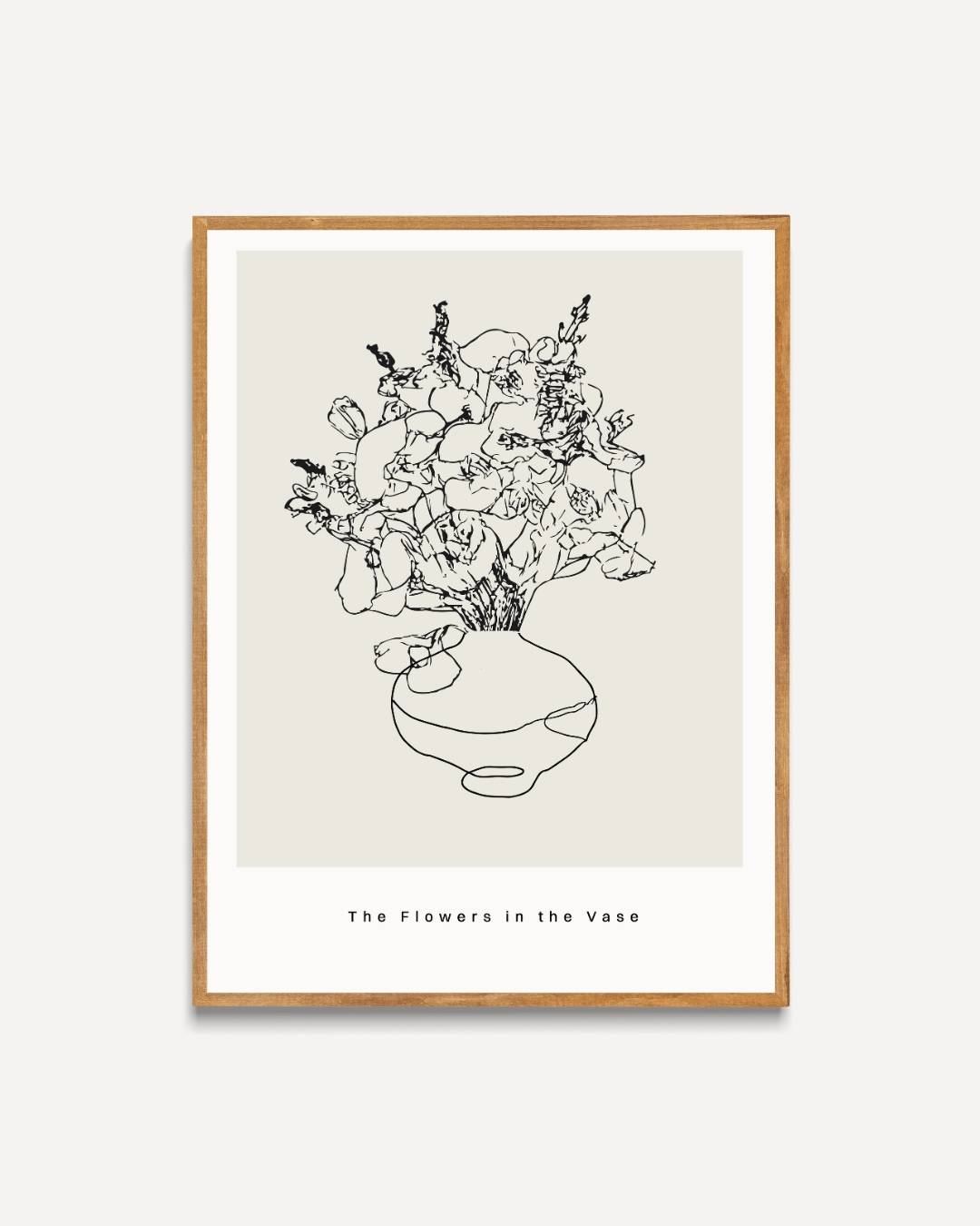 Botanica bloemen Poster Kunstwerk – portret poster als wanddecoratie