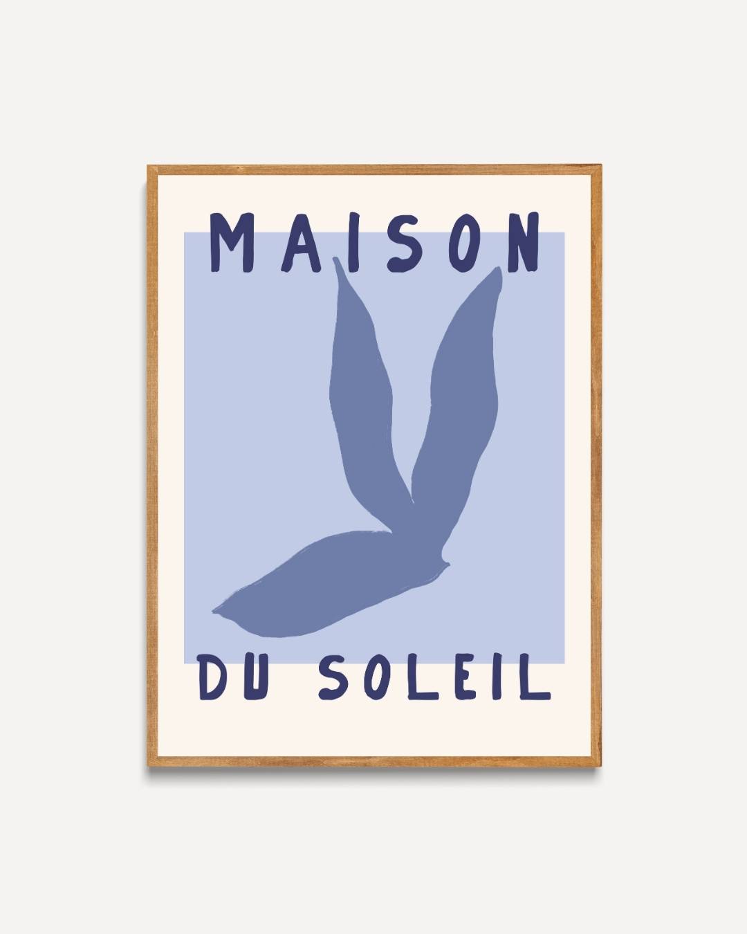 Maison du soleil poster – portret poster als wanddecoratie