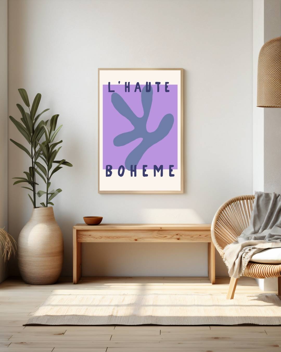 L'haute boheme poster – staande poster voor modern interieur