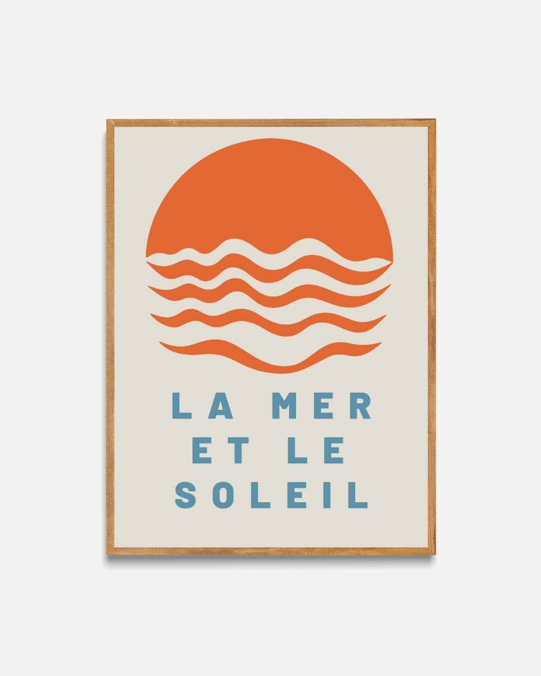 La Mer et le Soleil Poster – portret poster als wanddecoratie