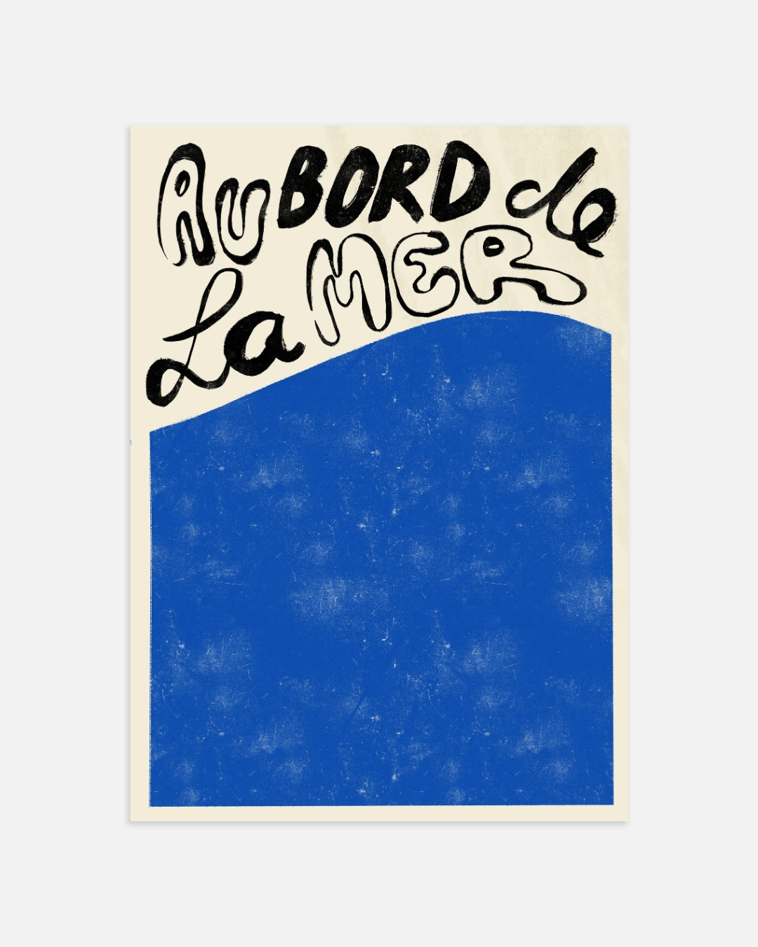 Au Bord de La Mer Poster – portret wanddecoratie van WallArtistic
