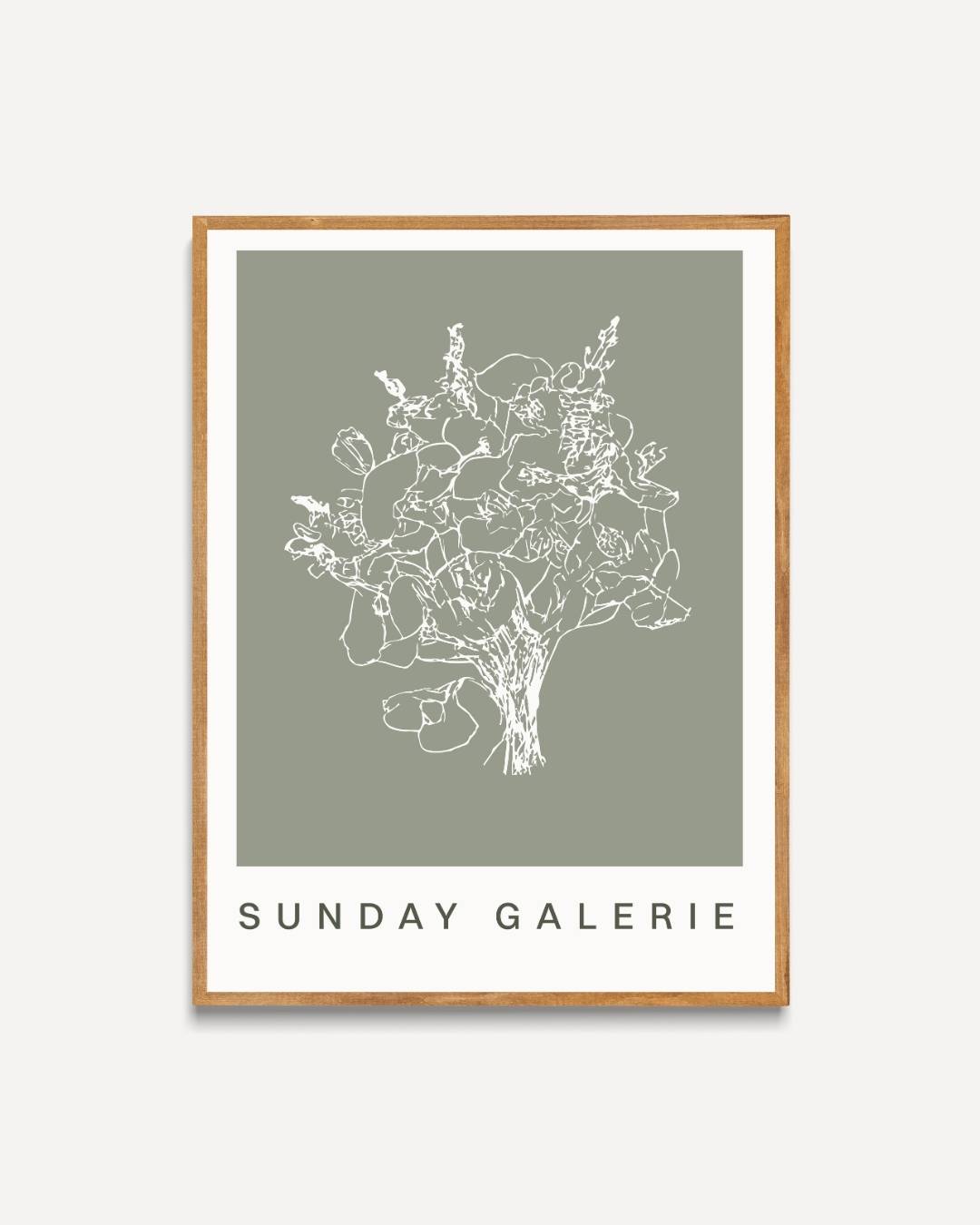 Sunday galerie bloemenpracht Poster Kunstwerk – portret poster als wanddecoratie