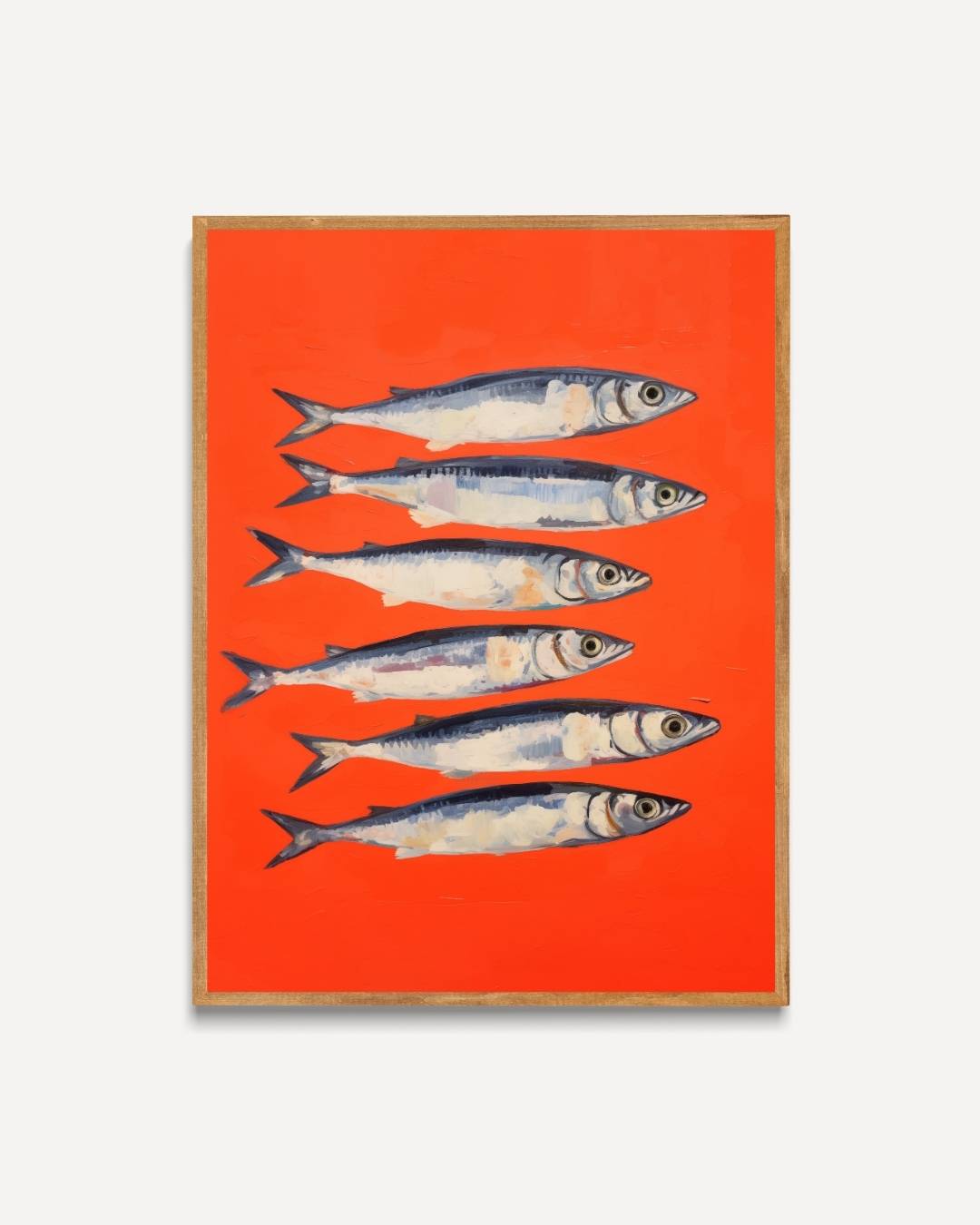 Sardines op rij Poster – portret poster als wanddecoratie