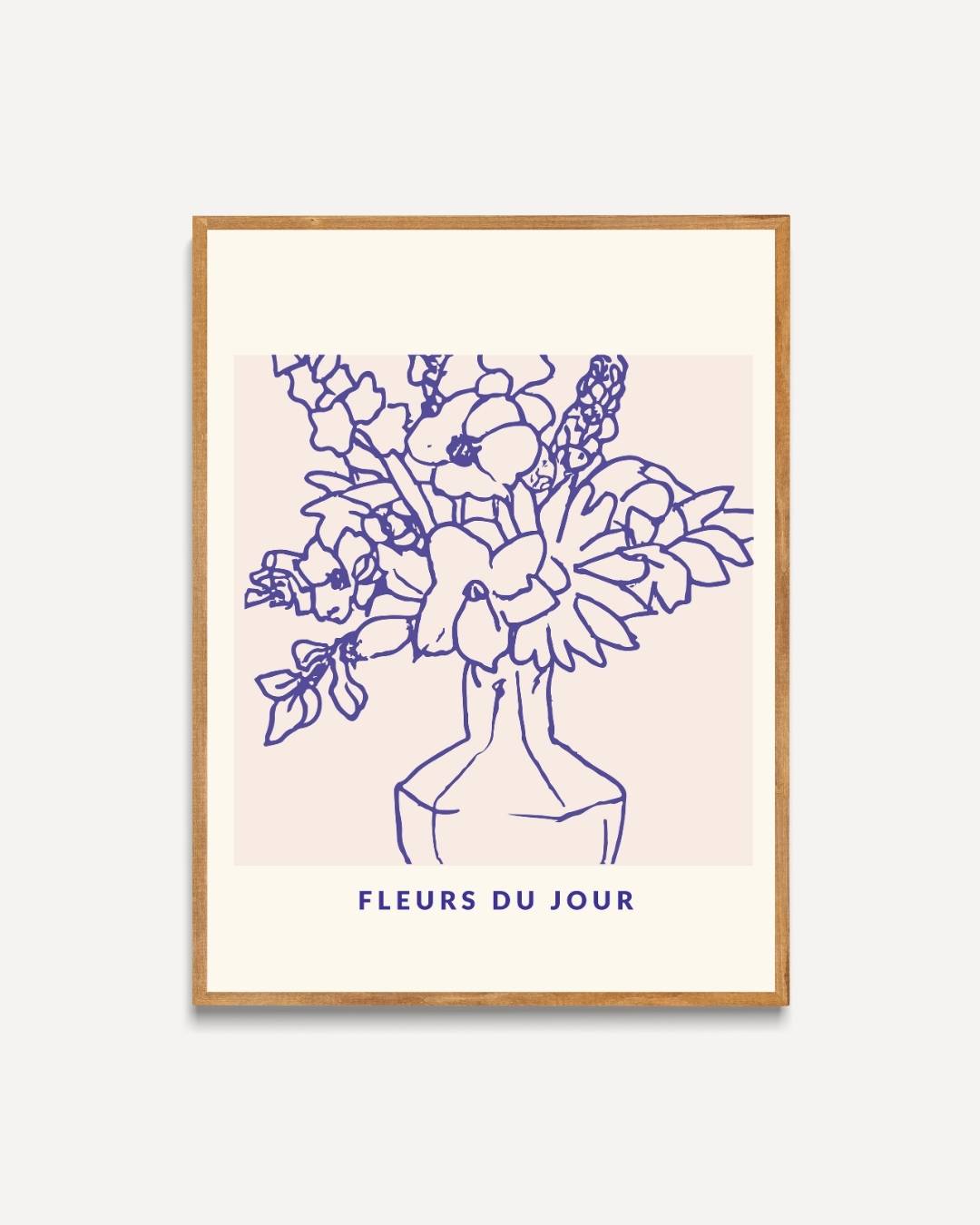 Fleurs du jour Poster – portret poster als wanddecoratie
