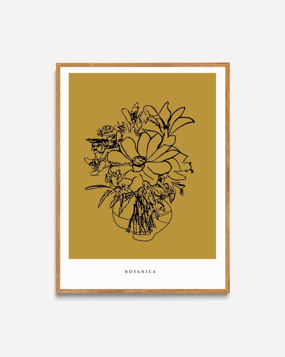 Botanica elegance Poster Kunstwerk – portret poster als wanddecoratie