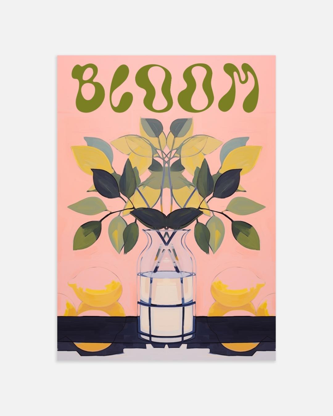 Bloom Poster – portret wanddecoratie van WallArtistic