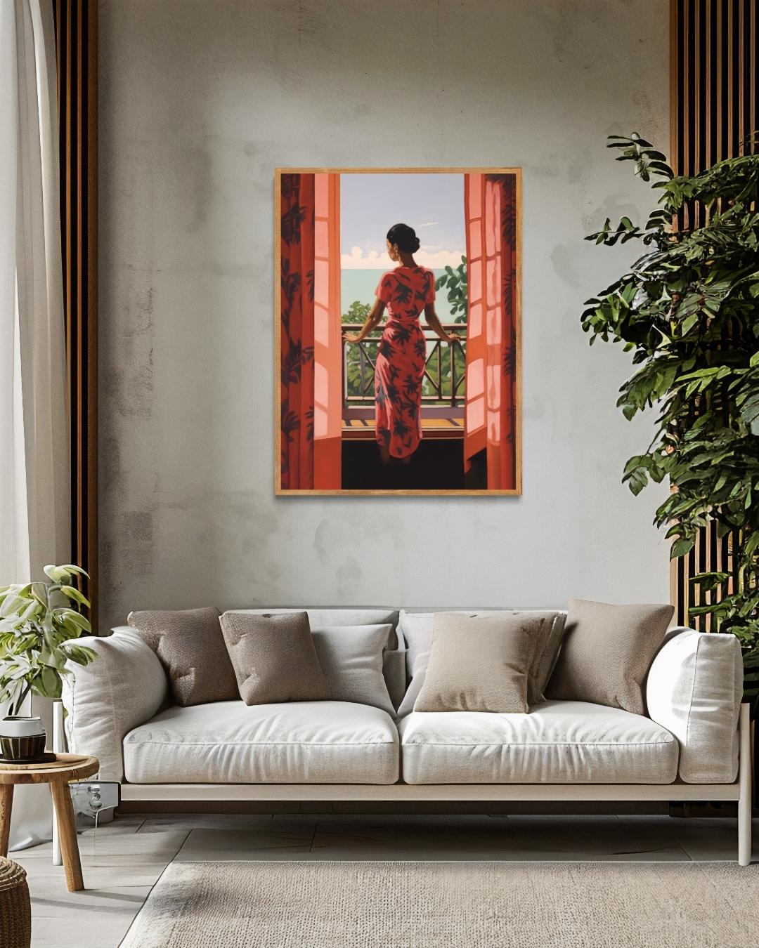 Verre Vergezichten Poster – staande poster voor modern interieur
