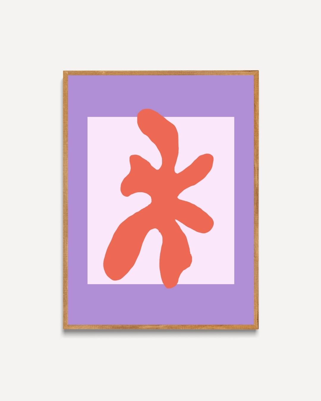 Abstract coral Poster – portret poster als wanddecoratie