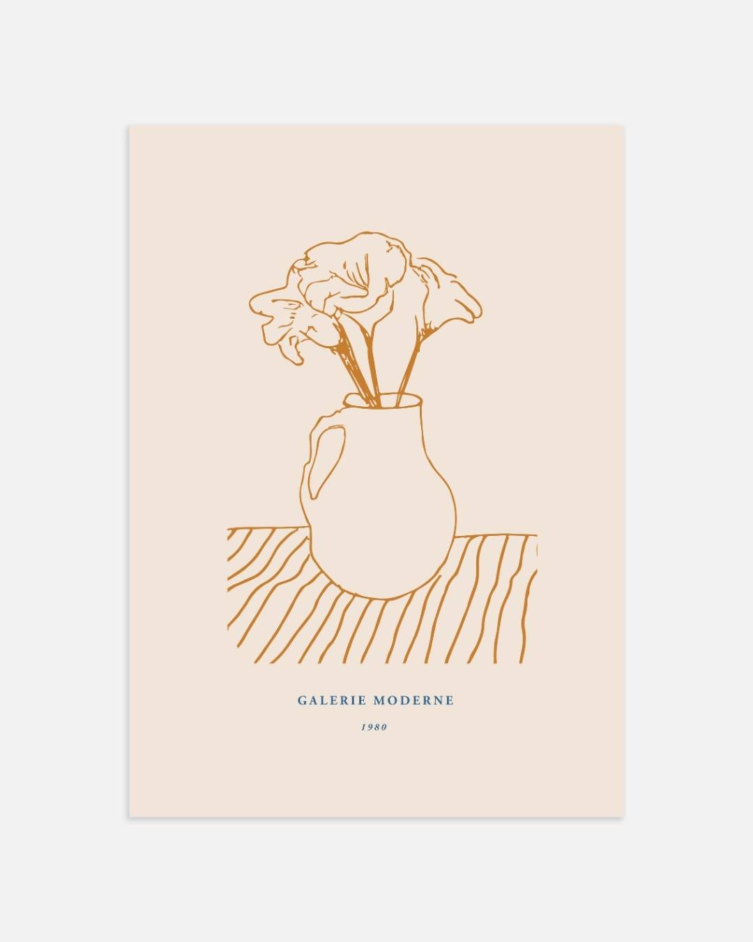 Zachte botanica Poster – portret wanddecoratie van WallArtistic