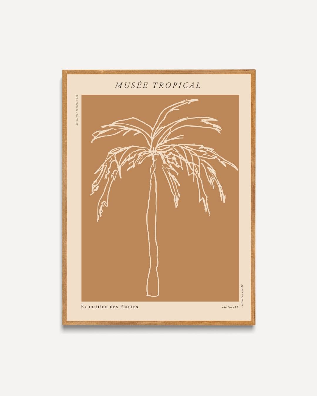 Tropische palmbomen Poster – portret poster als wanddecoratie