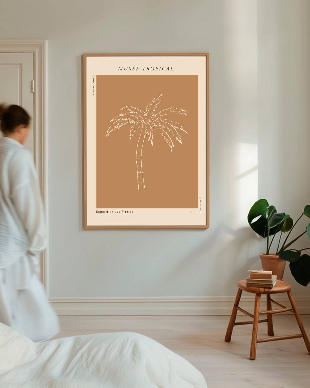 Botanische palmboom Poster – staande poster voor modern interieur