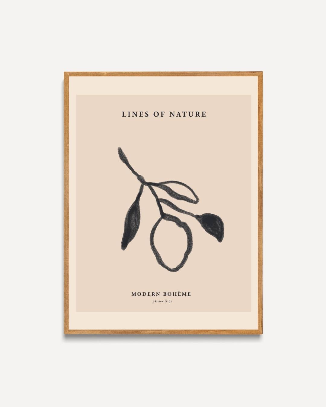 Botanische schets Poster – portret poster als wanddecoratie