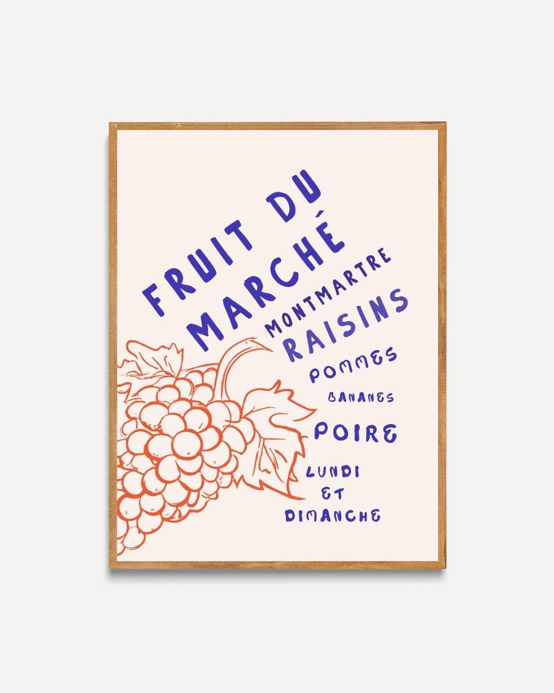 Fruit du marché Poster – portret poster als wanddecoratie