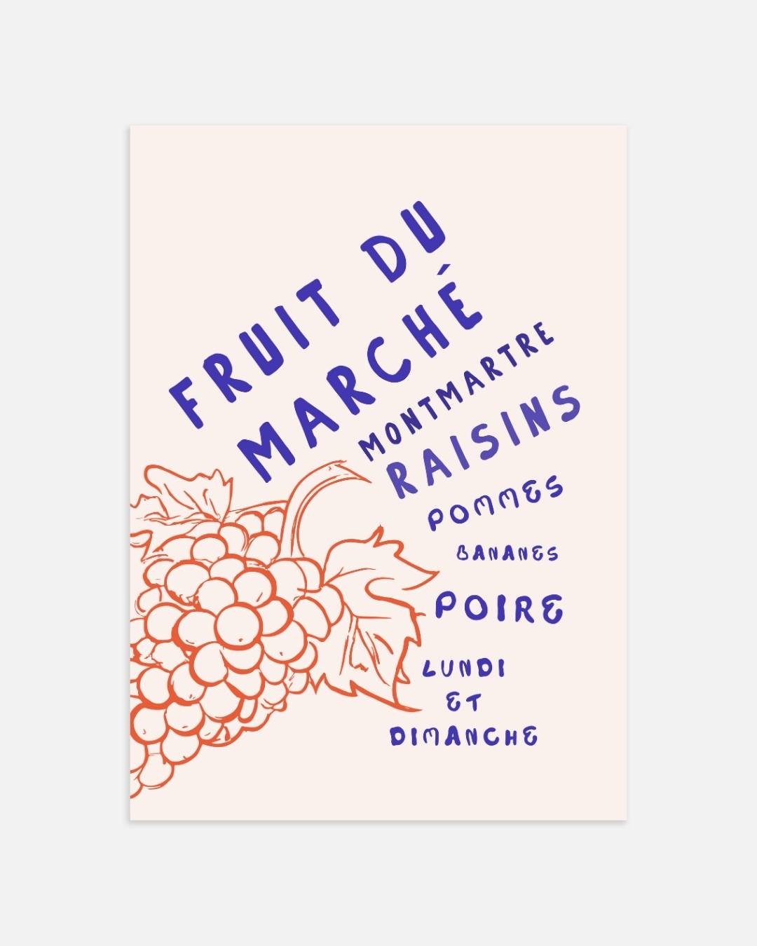 Fruit du marché Poster – portret wanddecoratie van WallArtistic