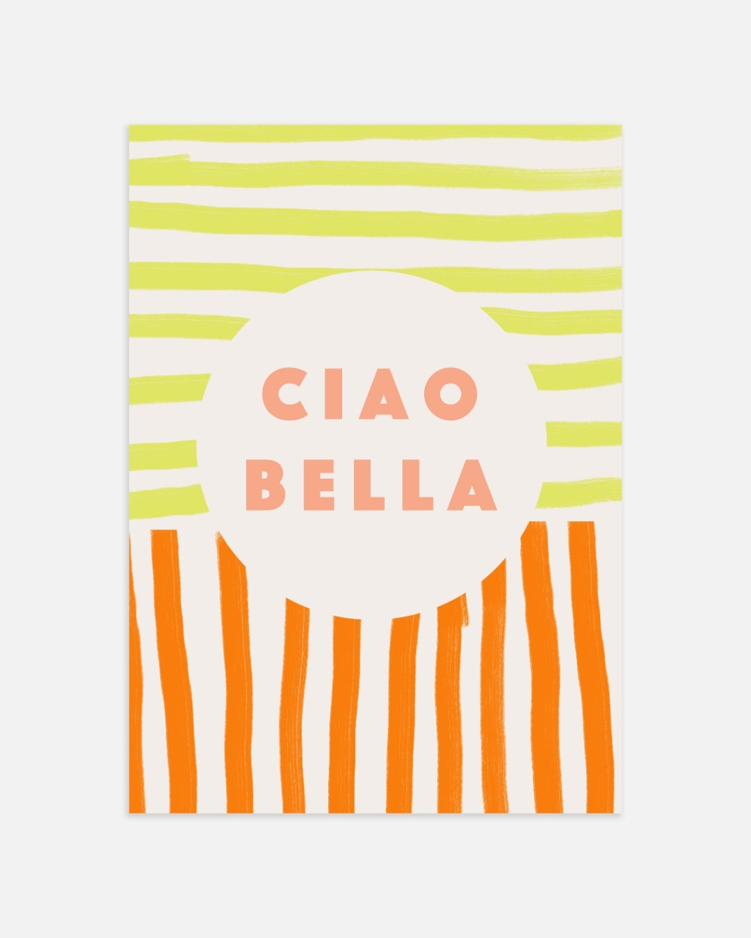 Ciao Bella Bloemen Poster – portret wanddecoratie van WallArtistic