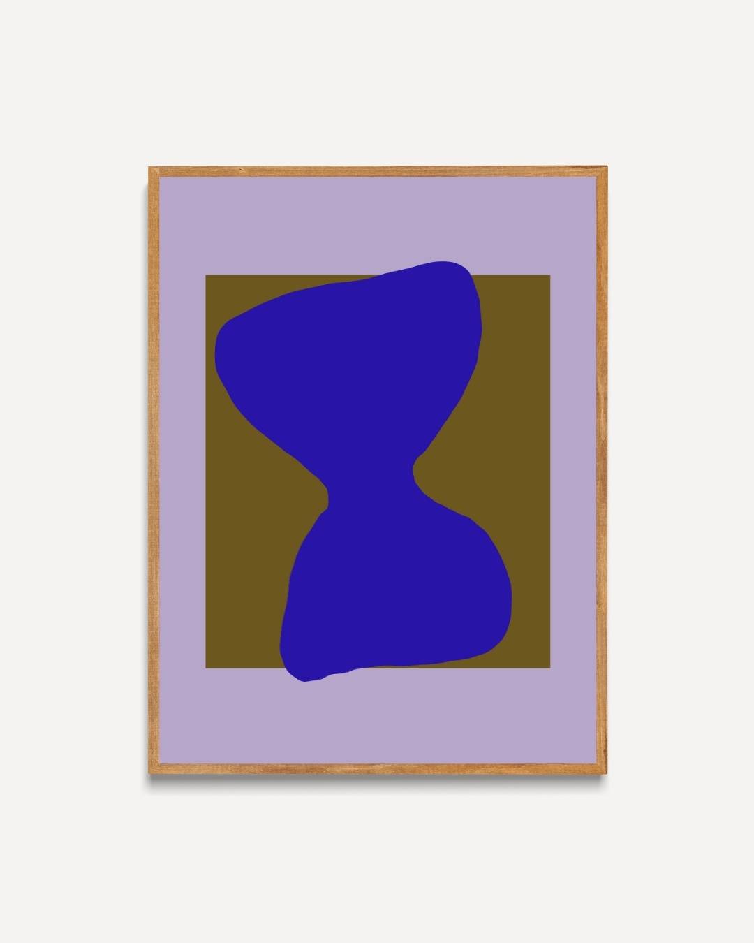 Abstract hourglass Poster – portret poster als wanddecoratie