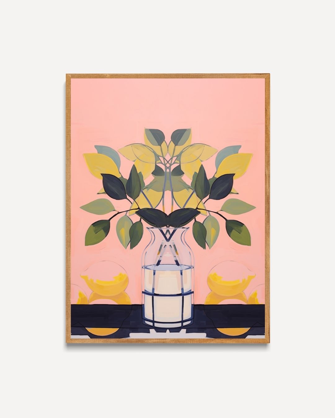 Rustieke Bloemenvaas Poster – portret poster als wanddecoratie