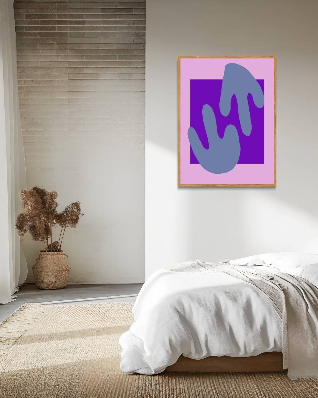 Abstract duality Poster – staande poster voor modern interieur