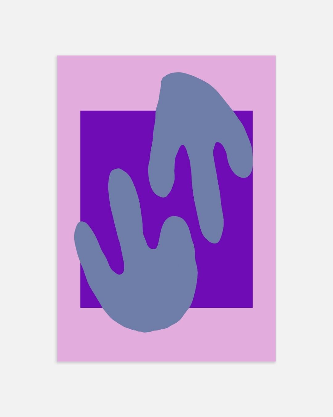 Abstract duality Poster – portret wanddecoratie van WallArtistic