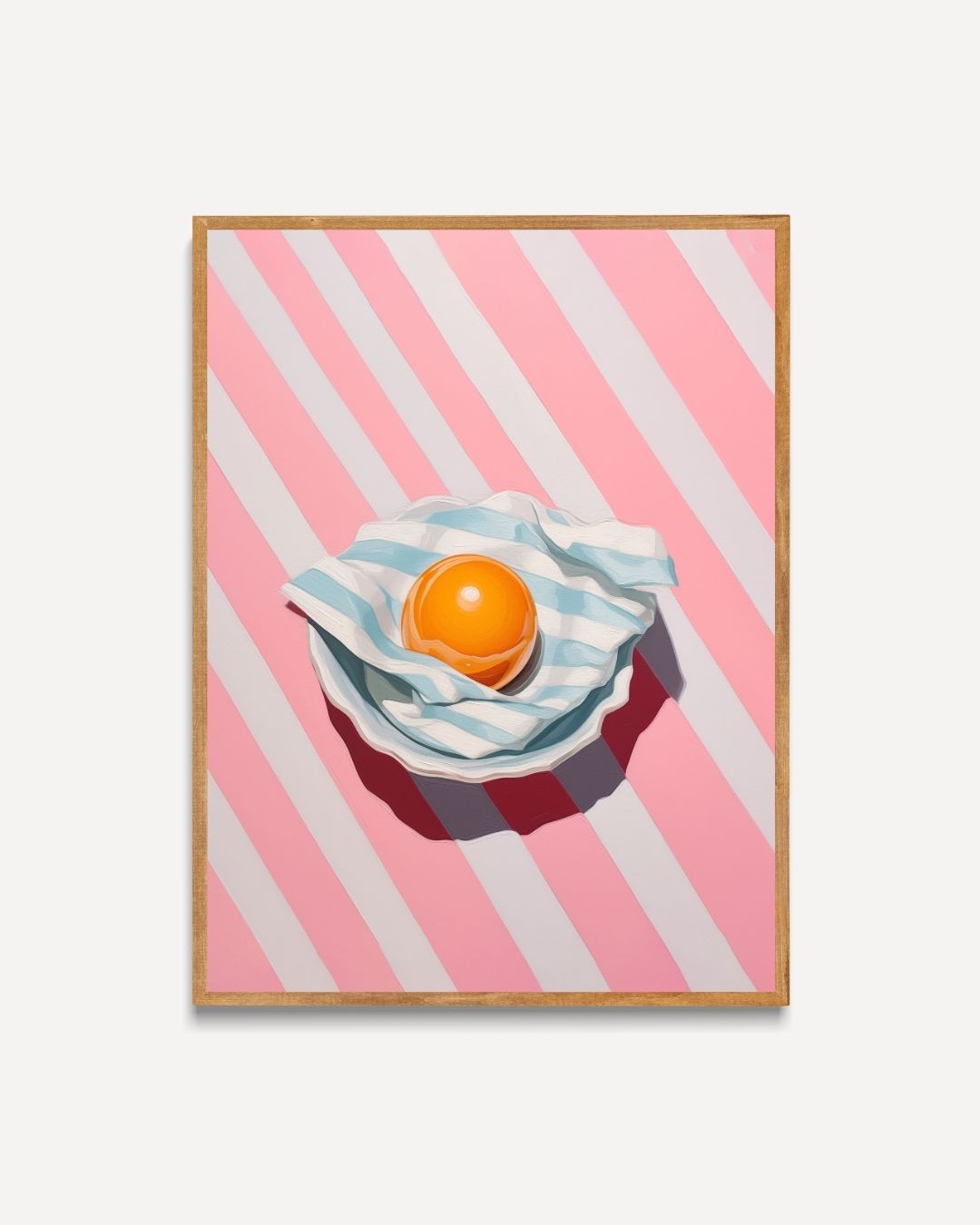 Stripes en ei Poster – portret poster als wanddecoratie