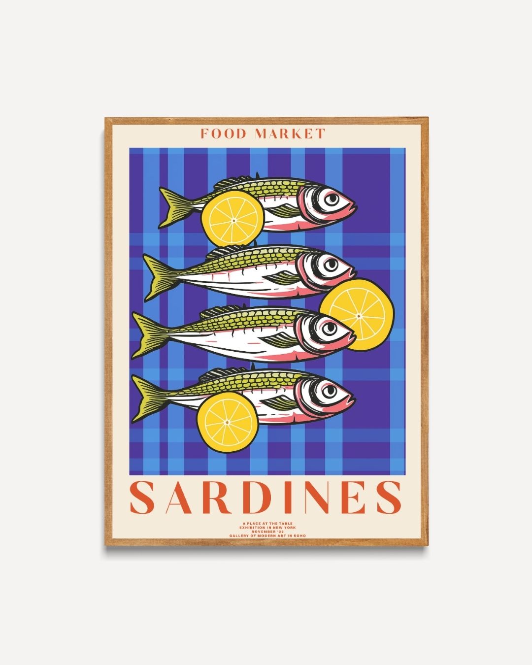 Sardines Poster – portret poster als wanddecoratie