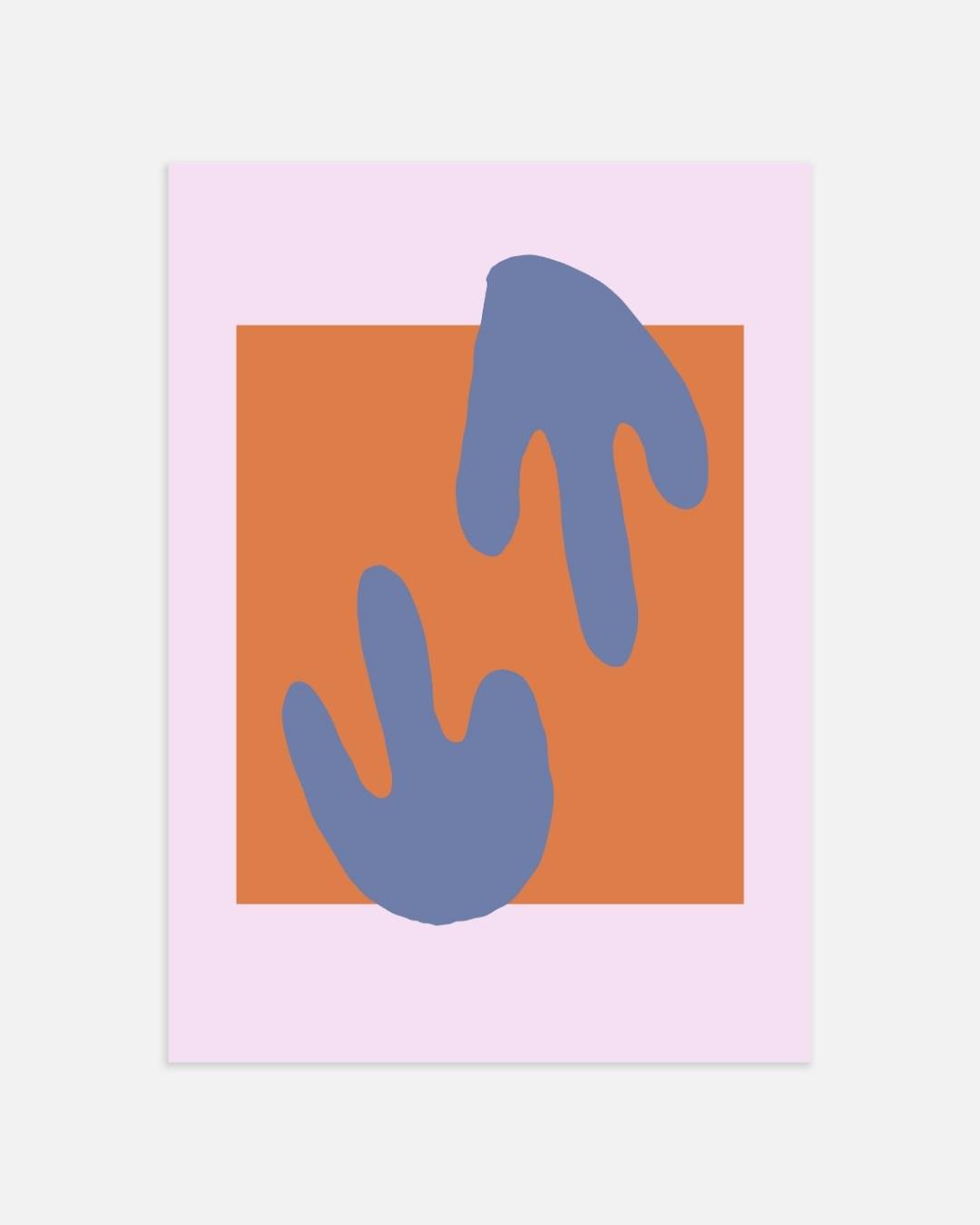 Abstract harmony Poster – portret wanddecoratie van WallArtistic