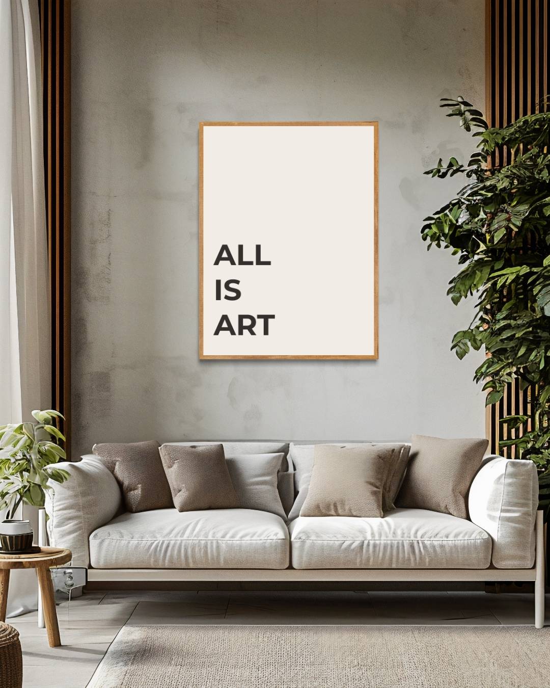 All is art Poster – staande poster voor modern interieur