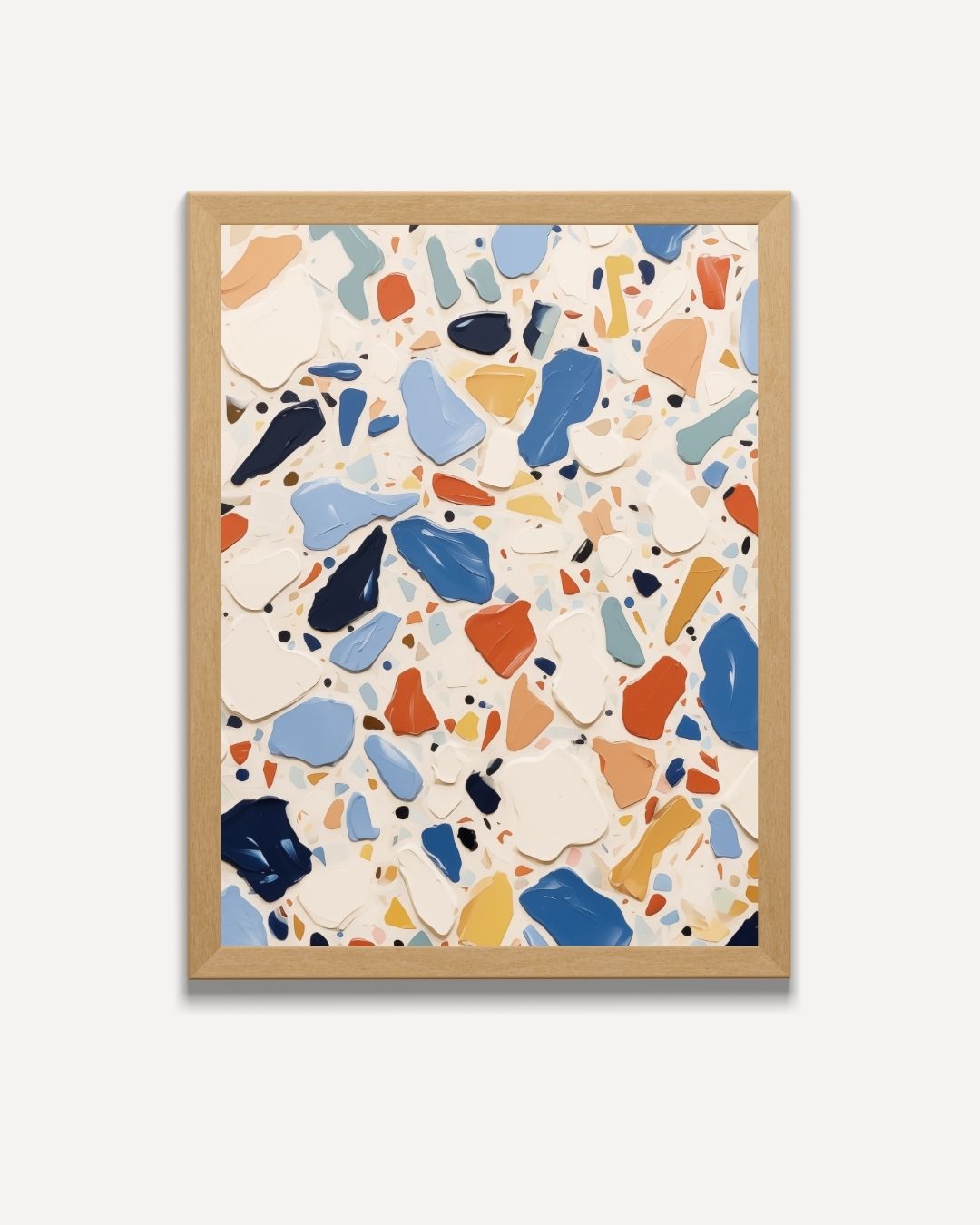 Mosaïek Abstracte Kunst Poster – portret poster als wanddecoratie