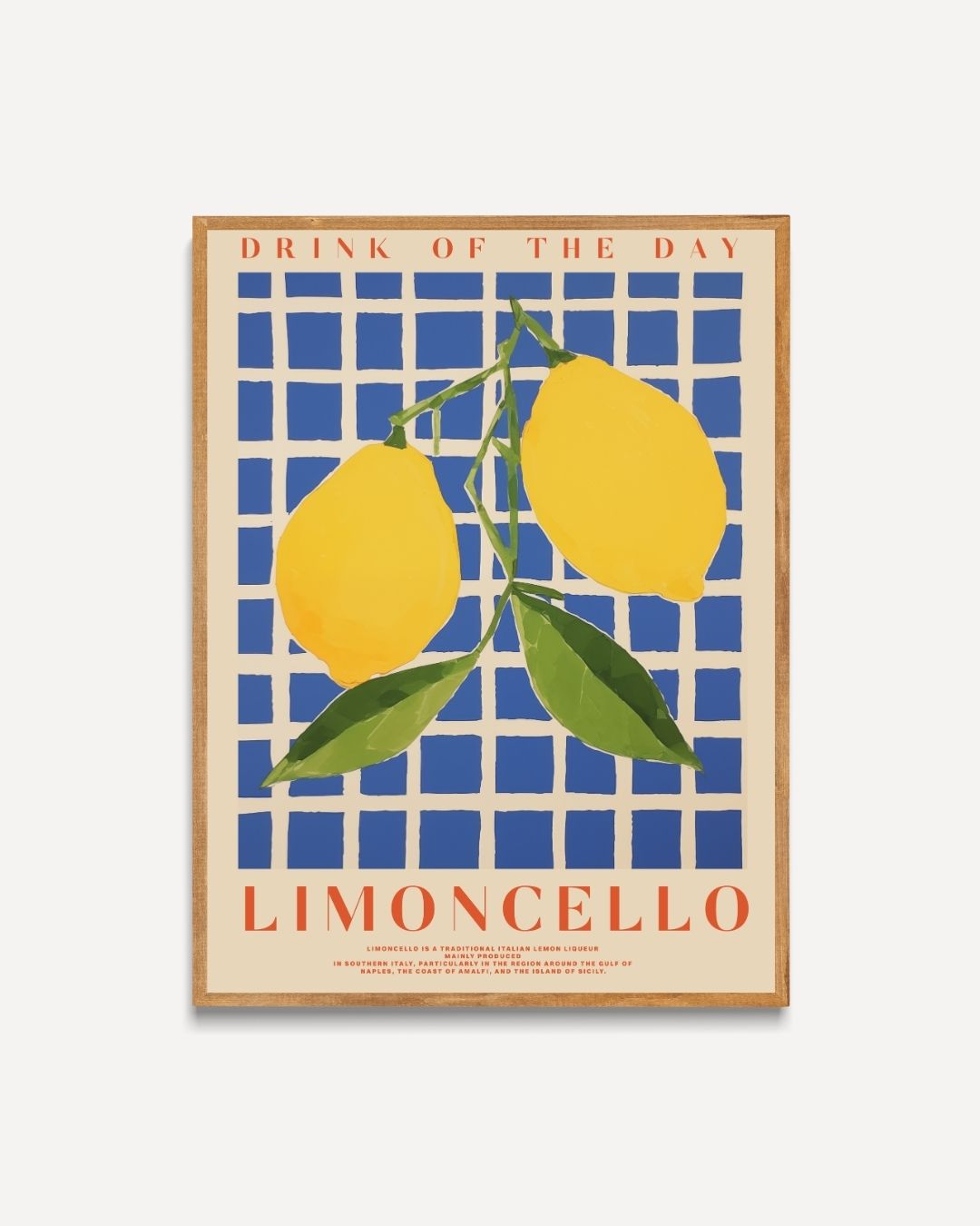 Limoncello Poster – portret poster als wanddecoratie